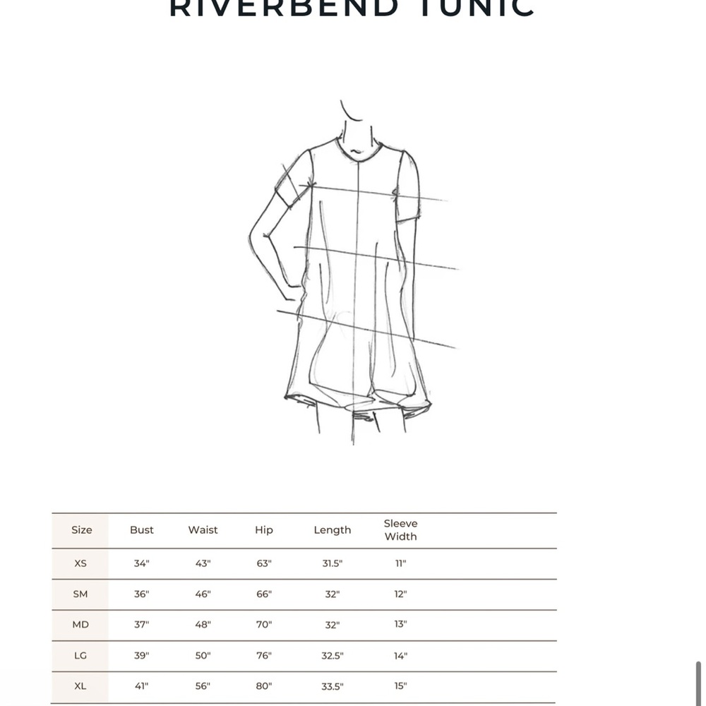 Blondie Apparel River Bend Tunic 3/4 sleeve - Picture 4 of 4